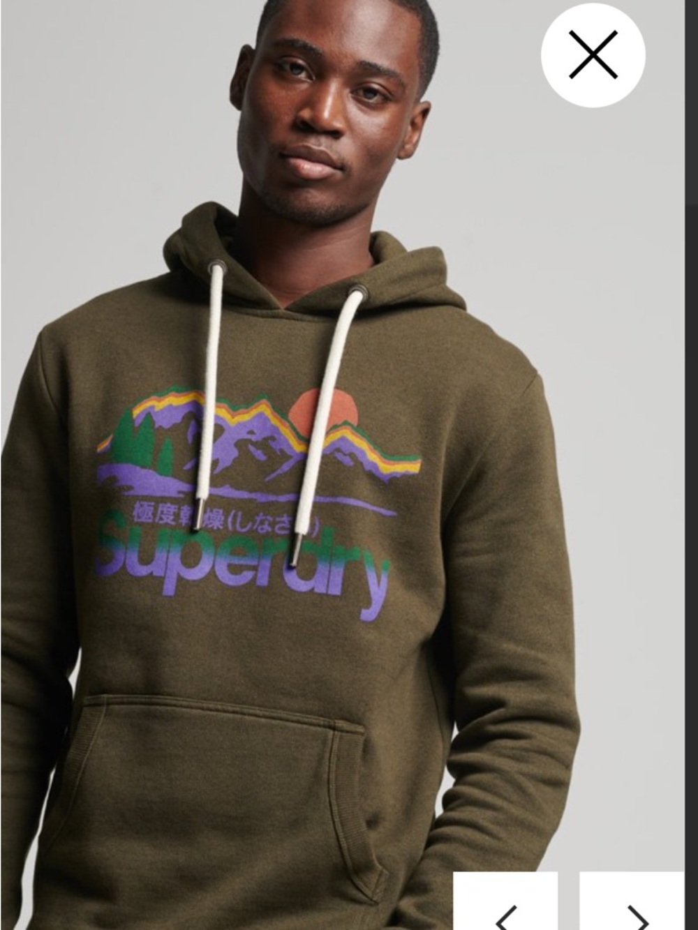 Superdry Vintage Core Logo Great Outdoors Hoodie Men’s Size M Unisex